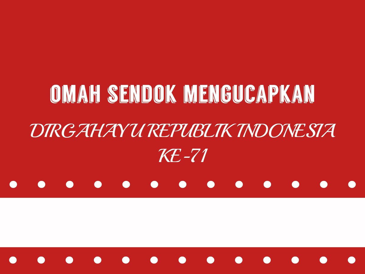 Saatnya merayakan HUT RI ke-71 #HUT71RI