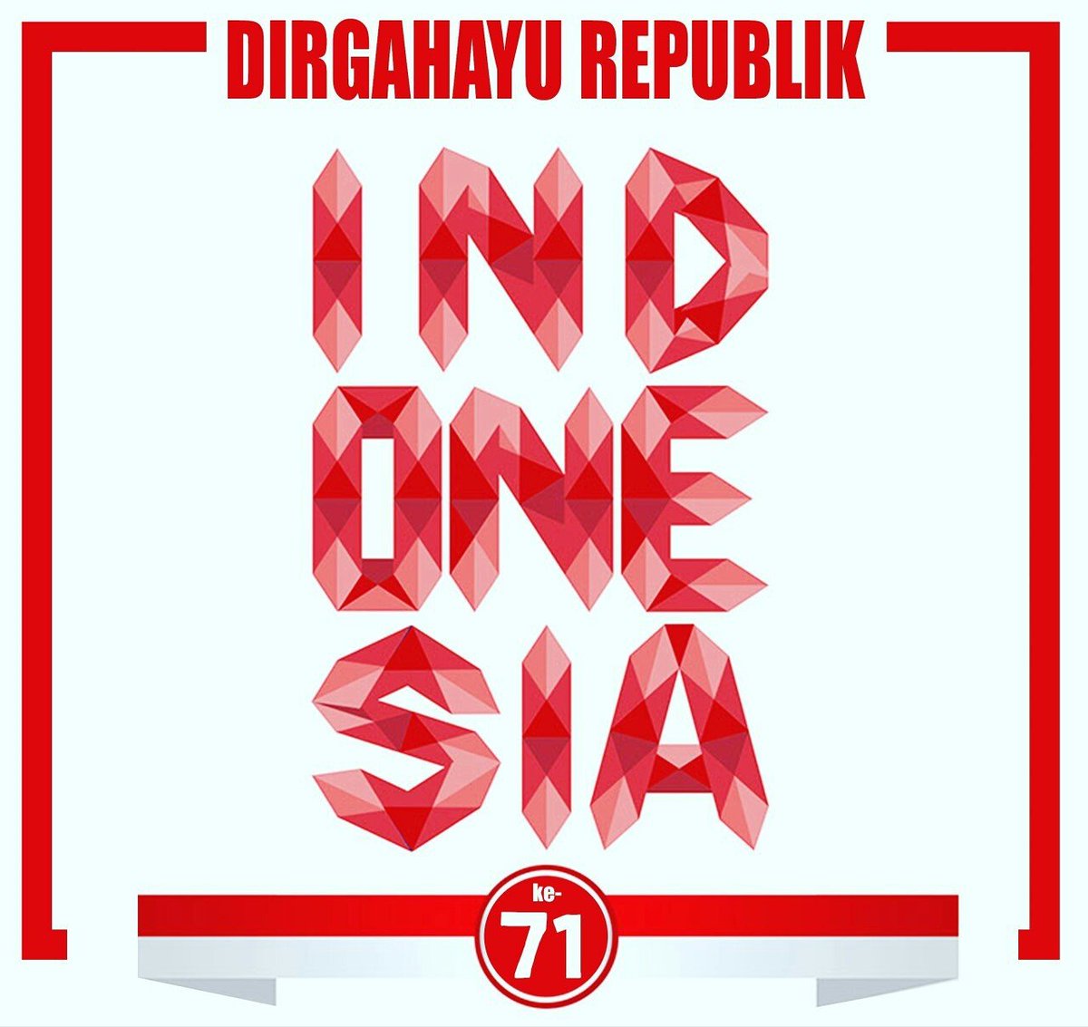 Happy Independence day Indonesia. #Indepenceday #RI71 #Indonesia71