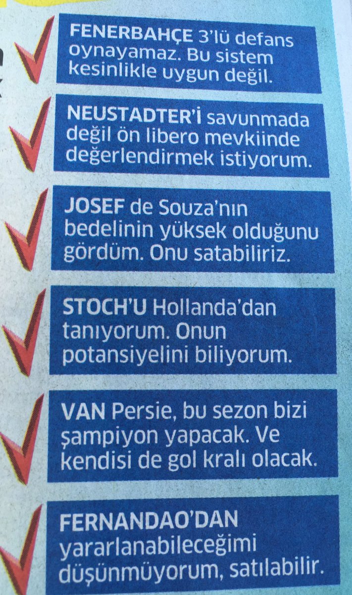 Reis ilk günde postayı koymuş.