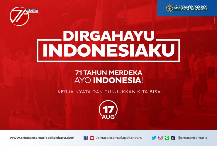 SMA Santa Maria Pekanbaru tweet media