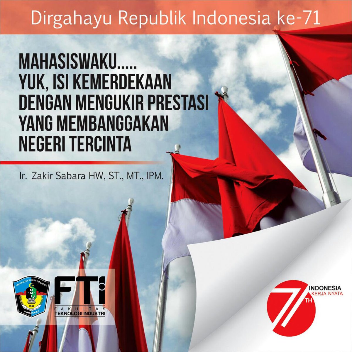 MERDEKA...! <a href="/HmtpUmi/">HMTP UMI</a> <a href="/HMTIUMI_/">HMTI UMI</a> <a href="/hmtkftiumi/">HMTK FTI UMI</a> @Kampus_UMI <a href="/ANAK_UMImks/">ANAK UMI</a> <a href="/InfoDikti/">InfoDikti</a> @kemristekdikti <a href="/Daeng_Info/">Daeng Info</a>