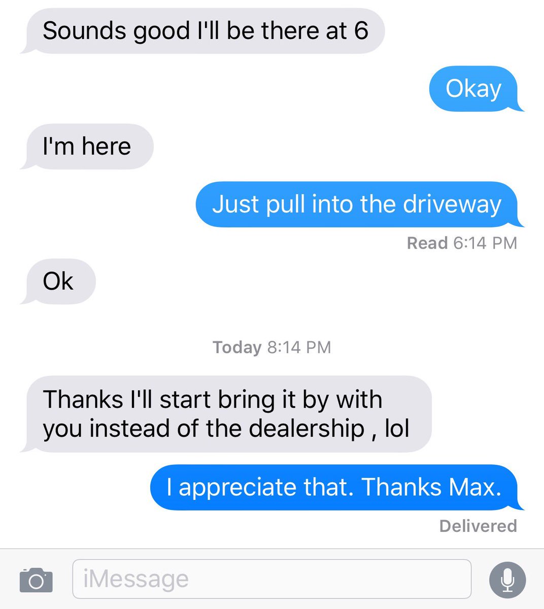 Sierra117AZ's tweet image. You know you're doing something right when customers text you after you're done working on their cars. #BuildingRep