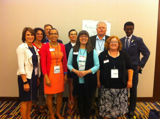 #Toastmasters 3rd day at #TIConv16. Fellow club growth directors and I created a 10-minute talk in one hour!