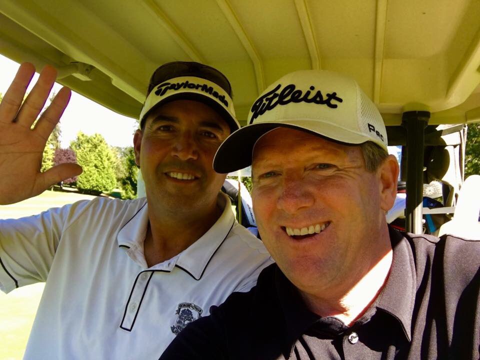 Great day <a href="/RoyalColwoodGC/">Royal Colwood Golf Club</a>  with <a href="/noggie63/">Noggie</a>  &amp; <a href="/gricer09/">Fuji</a> Course is mint 4 <a href="/PGAofBC/">PGA of BC</a> Championship Aug 22,23 ⛳️🏌⛳️🏌🐥🐥