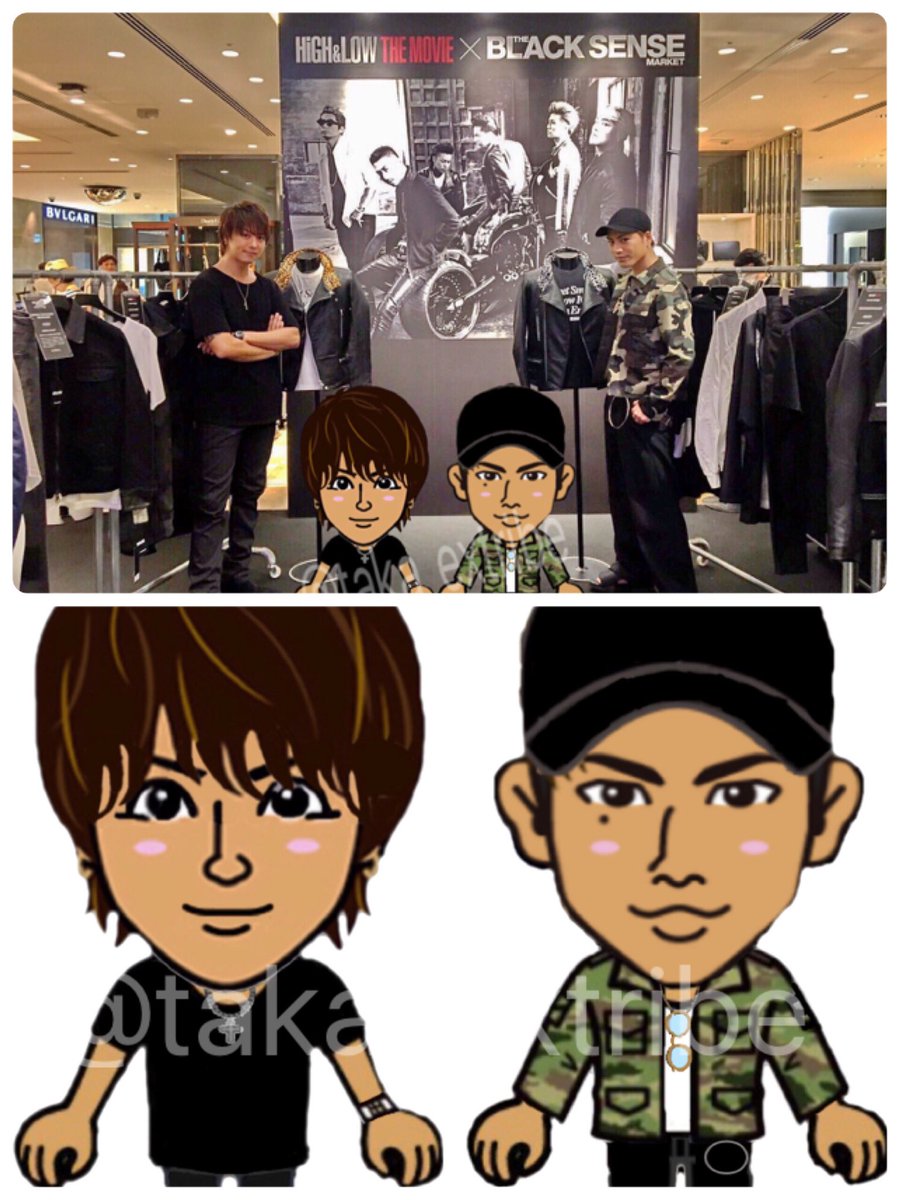 Taka Ar Twitter Black Senseのイベントのときのタカヒロくんと登坂くん作りました どうでしょう 最近 暇さえあれば キャラ画いじりしよるな 笑 Takahiro 登坂広臣 雨宮兄弟 キャラ画 まだまだ