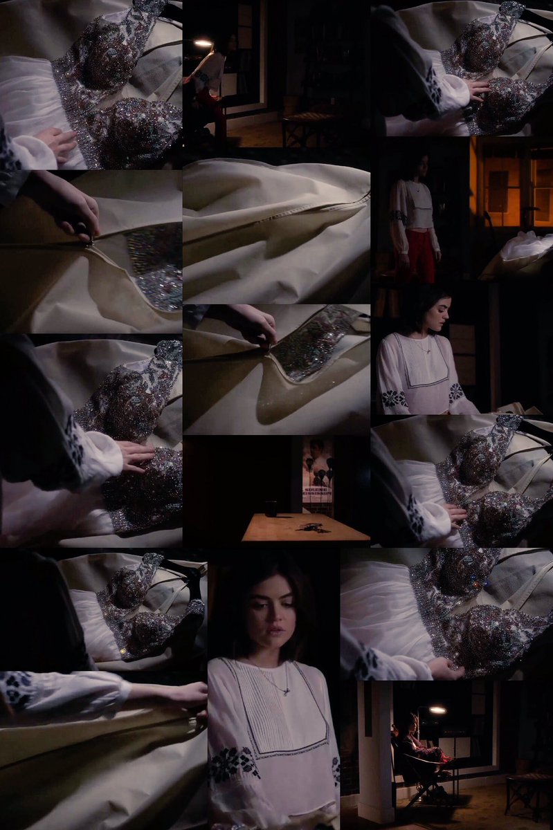 prettyliarsclue's tweet photo. #AriasDress what did you think about Aria's dress?! It looked a lot like Hanna's prom dress didn't it?! https://t.co/ogaJ8grkPr