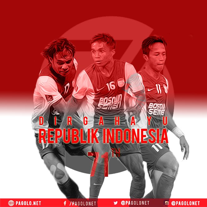 DIRGAHAYU REPUBLIK INDONESIA! #RI71