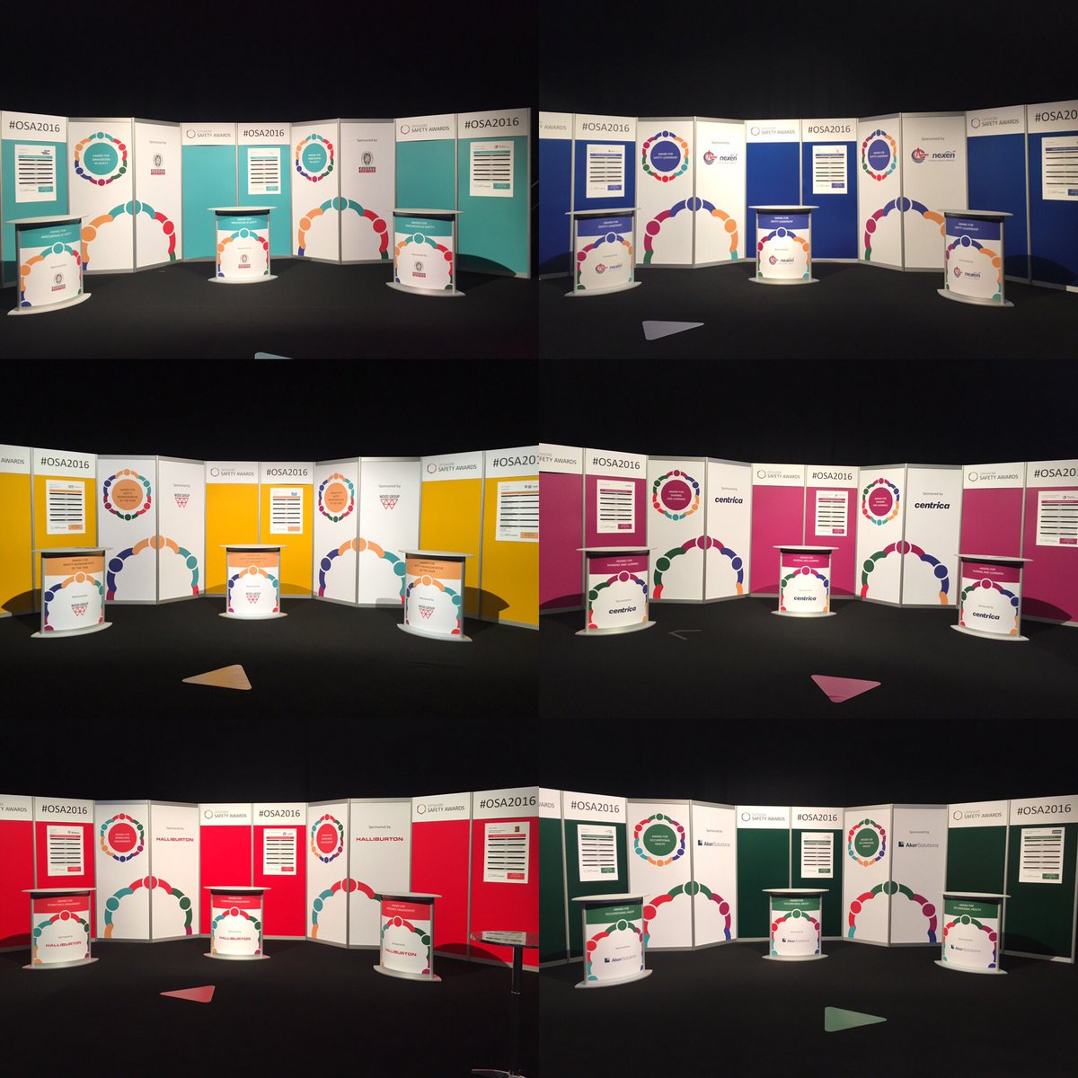 StepChangeInfo's tweet photo. All 6 stands are ready for the Offshore Safety Awards 2016 with @oilandgasuk - are you ready? #PlayYourPart #OSA2016 https://t.co/K7JfvI3rji
