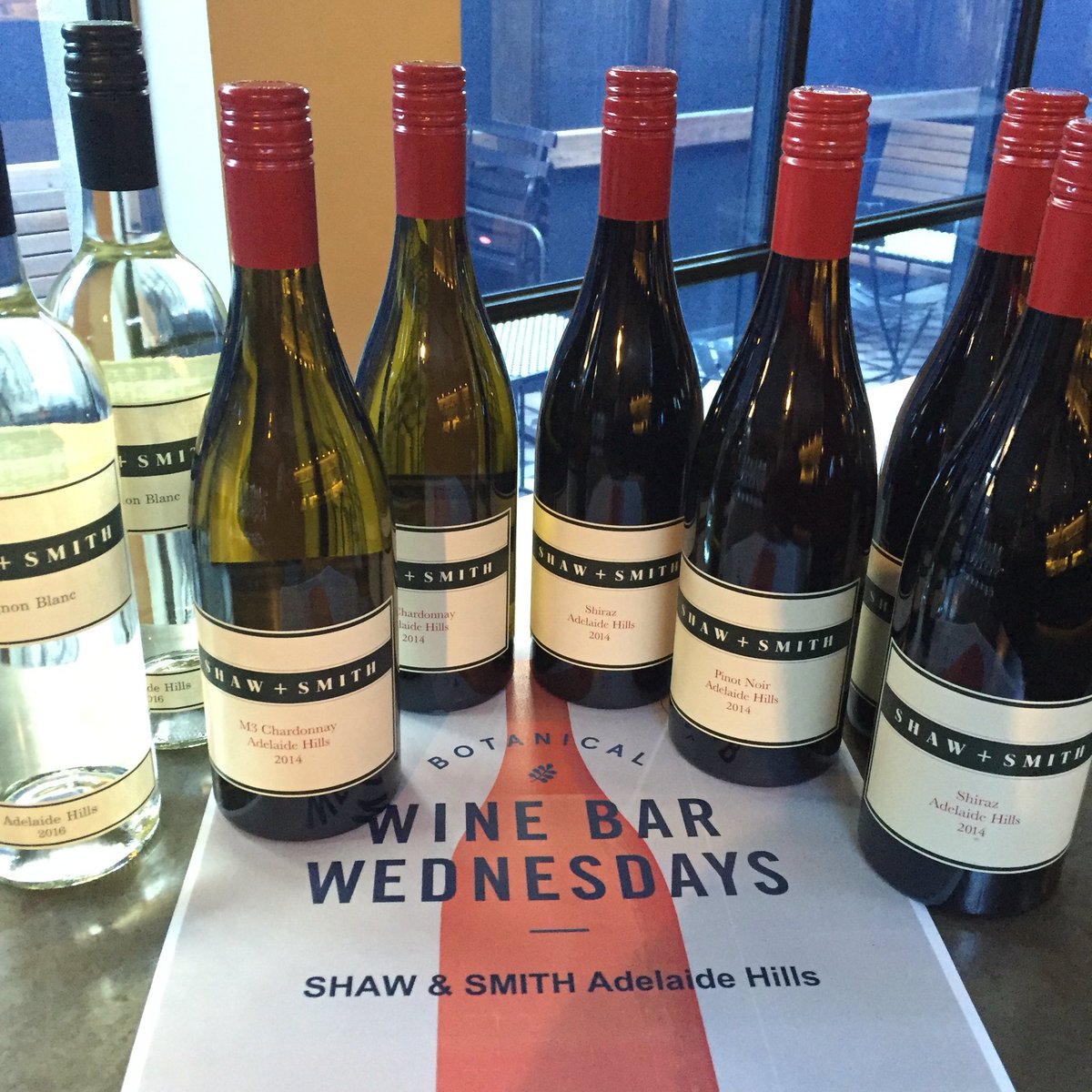 petemarr's tweet photo. It's #winebarwednesday @TheBotanical with @shawandsmith tonite 5-7.30 come on down! https://t.co/d2KQ2RYcWh