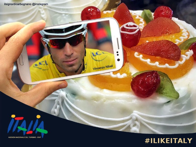 You cant measured love in medals. We dedicate to #Nibali his Cassata Siciliana.#ITA #Rio2016 #ilikeitaly #Sicilia
