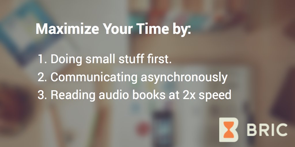 Get the most out of your day by following these time hacks, buff.ly/2bf4xgY
