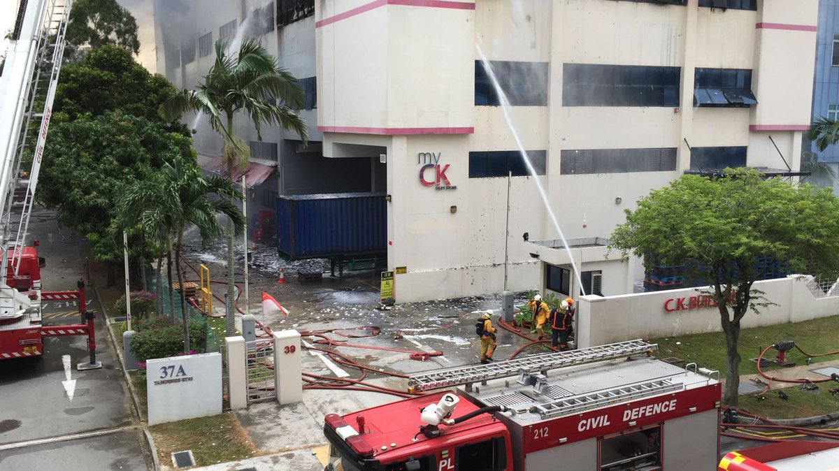 Tampines fire: explosions heard coming from third floor of ...