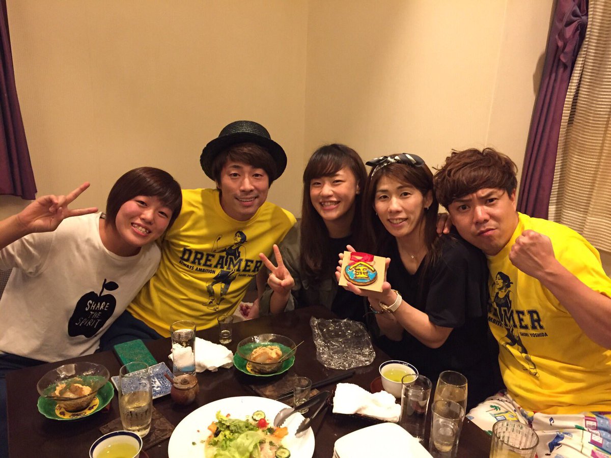 田村淳 レスリング日本 頑張れー 頑張れー 沙保里ちゃん 登坂ちゃん 全階級みんなの 最高のスマイル期待してます 気合いだ 10 オイ オイ オイィ