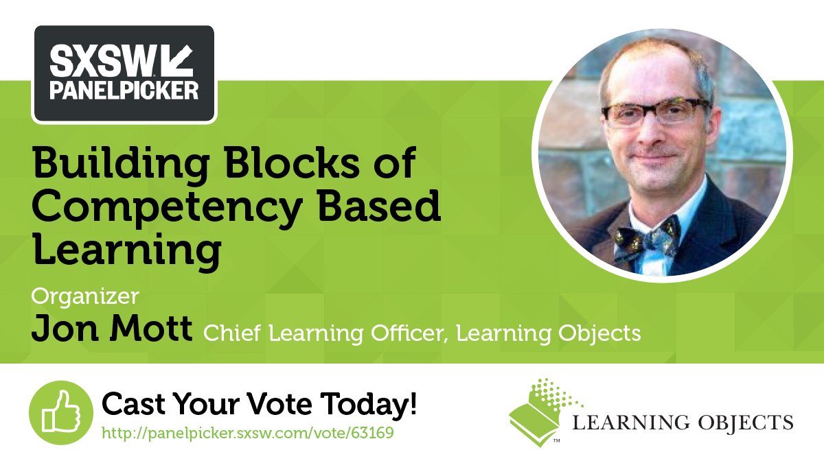 caustermehle's tweet photo. #PanelPicker @SXSWedu 2017!  Vote for @jonmott #cbe @learningobjects https://t.co/RBl1Qi56yA #sxswedu  #edchat #hed https://t.co/IYfzCNJuzO