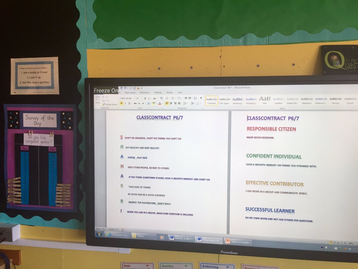 gw12bokorberyl's tweet photo. We are including 4 capacities to class contract. #ClassContract #Carousel #DemocraticClassroom https://t.co/AmjKV0D4HS