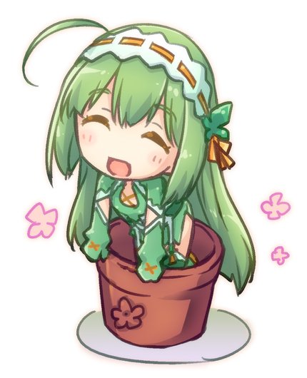 ミントさんを描きました! #フラワーナイトガール #フラワーナイトガールイラスト 