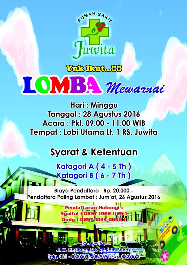 Mewarnai Gambar Rumah Sakit - Mewarnai Gambar Baru