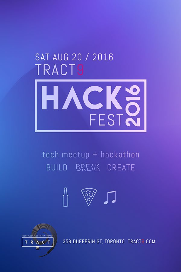 Interwebz_TO's tweet image. You're Invited! HackFest Hackathon @RealTract9 this Saturday! Celebrating the future of #coding and #technology :)