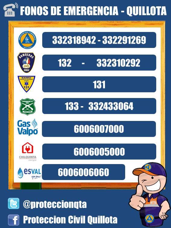 Disfruta todo los días con Seguridad... 
Quillota avanza en prevención.
@ProteccionQta