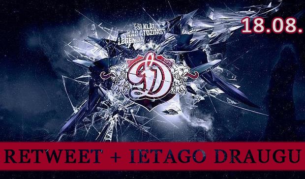 Vēlies RĪT doties uz hokeju? - Laimē 2 ielūgumus!
<a href="/hcDINAMORIGA/">Dinamo Riga</a> pret Ak Bars" un Minskas "Dinamo" dueļa zaudētāju.