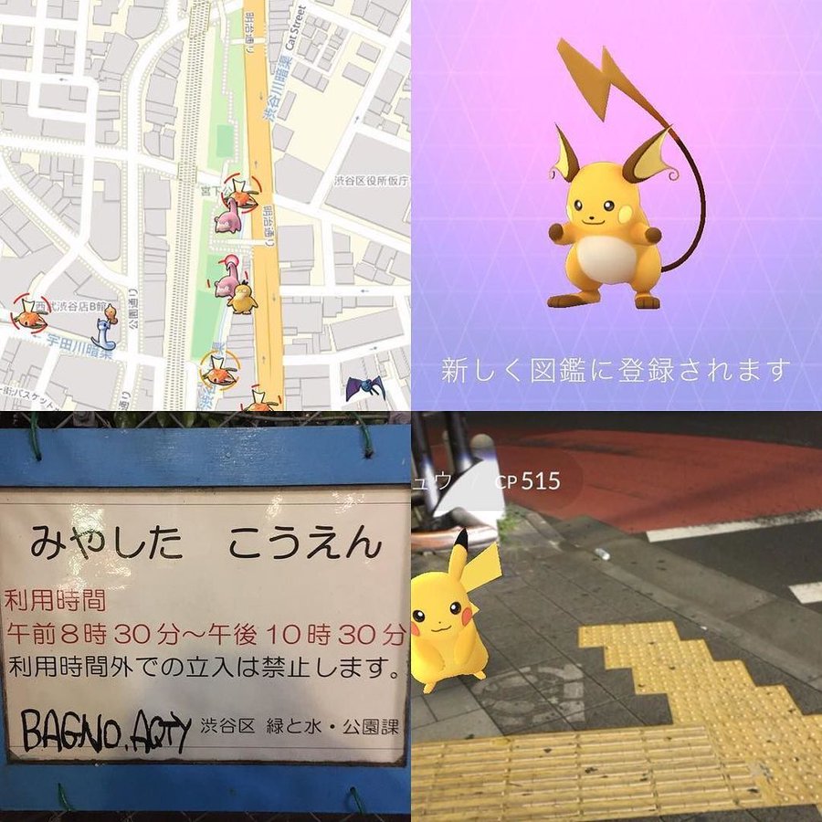 ポケモンgo 東京のピカチュウの巣 宮下公園で取れたてのピカチュウを進化させた話 プチョヘンザ Put Your Hands Up