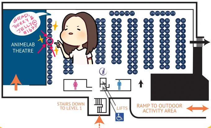 TABLING AT #167 @ SMASH THIS WEEKEND AUG 20-21 WITH @strawberryblob AND @grad_draws !!! COME VISIT US !! ヾ(。・ω・)シ 