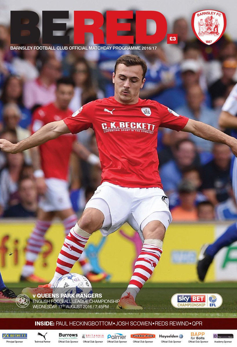 BarnsleyFC's tweet image. BE RED | @Jscowen6 is our latest cover-star, read an exclusive interview with him and much more in tonight's copy!