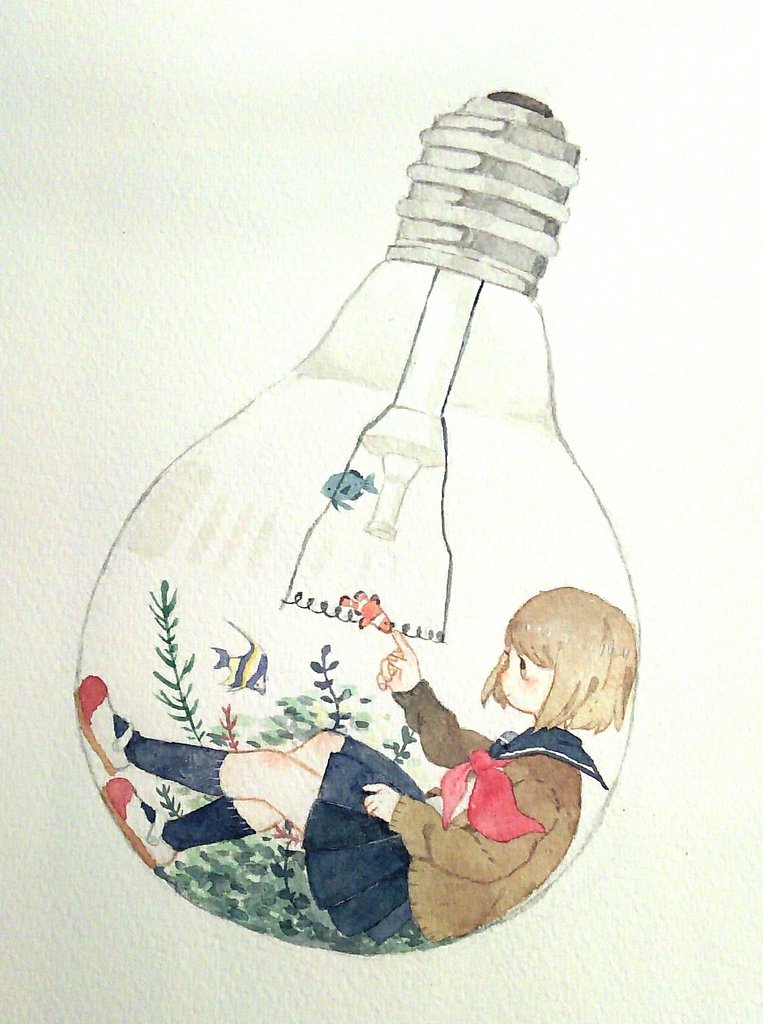「4年前の絵。結局、描きたいものは今とほとんど変わらないなぁ… 」|＊だてちゃん＊のイラスト