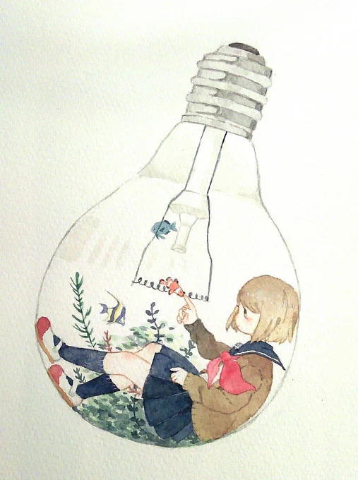 4年前の絵。結局、描きたいものは今とほとんど変わらないなぁ… 