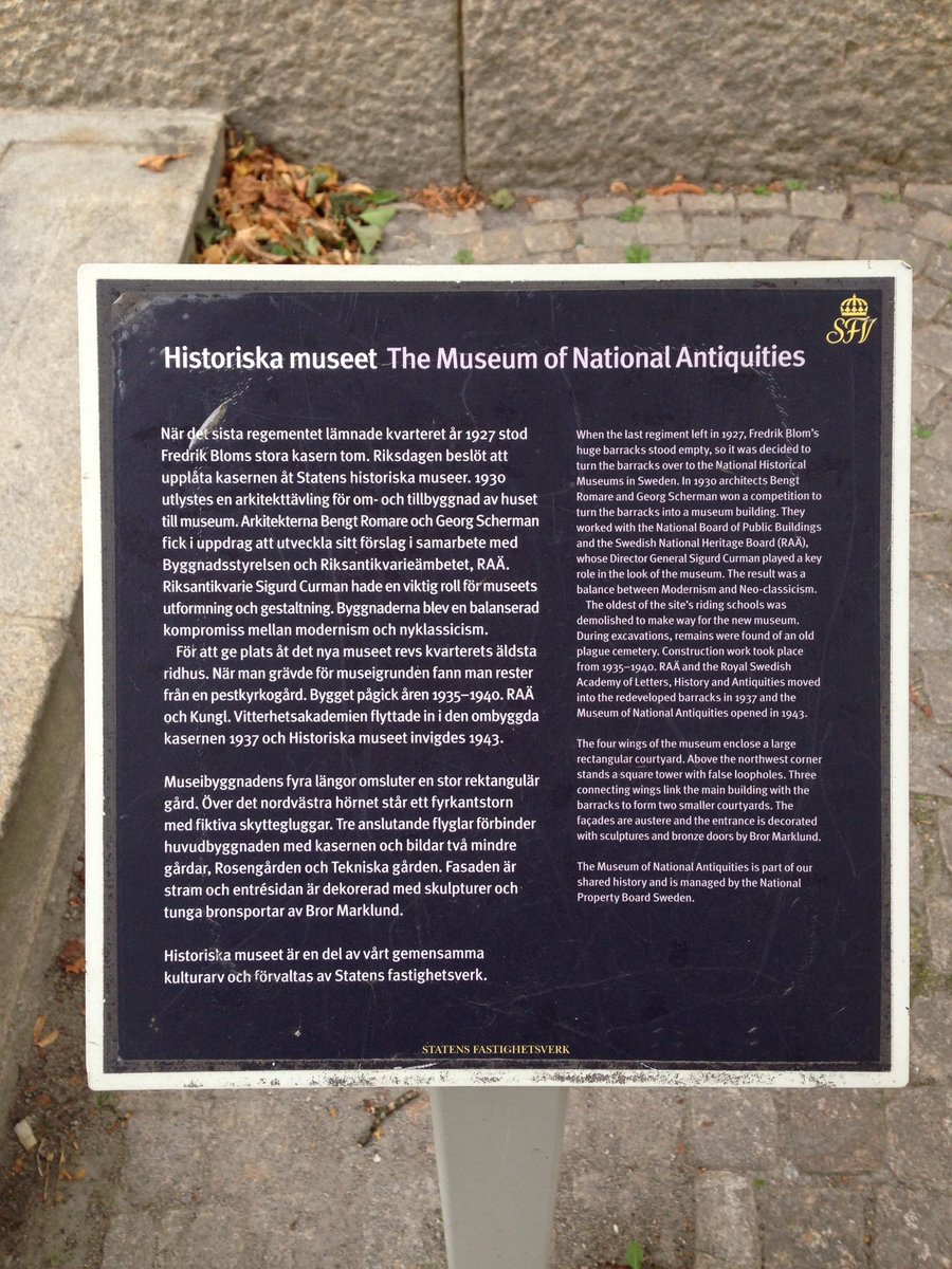 sebastienmagro's tweet photo. #NowVisiting @historiskamuse, the Museum of National Antiquities of Sweden #MeetTheVikings https://t.co/UjM9M4NVj3