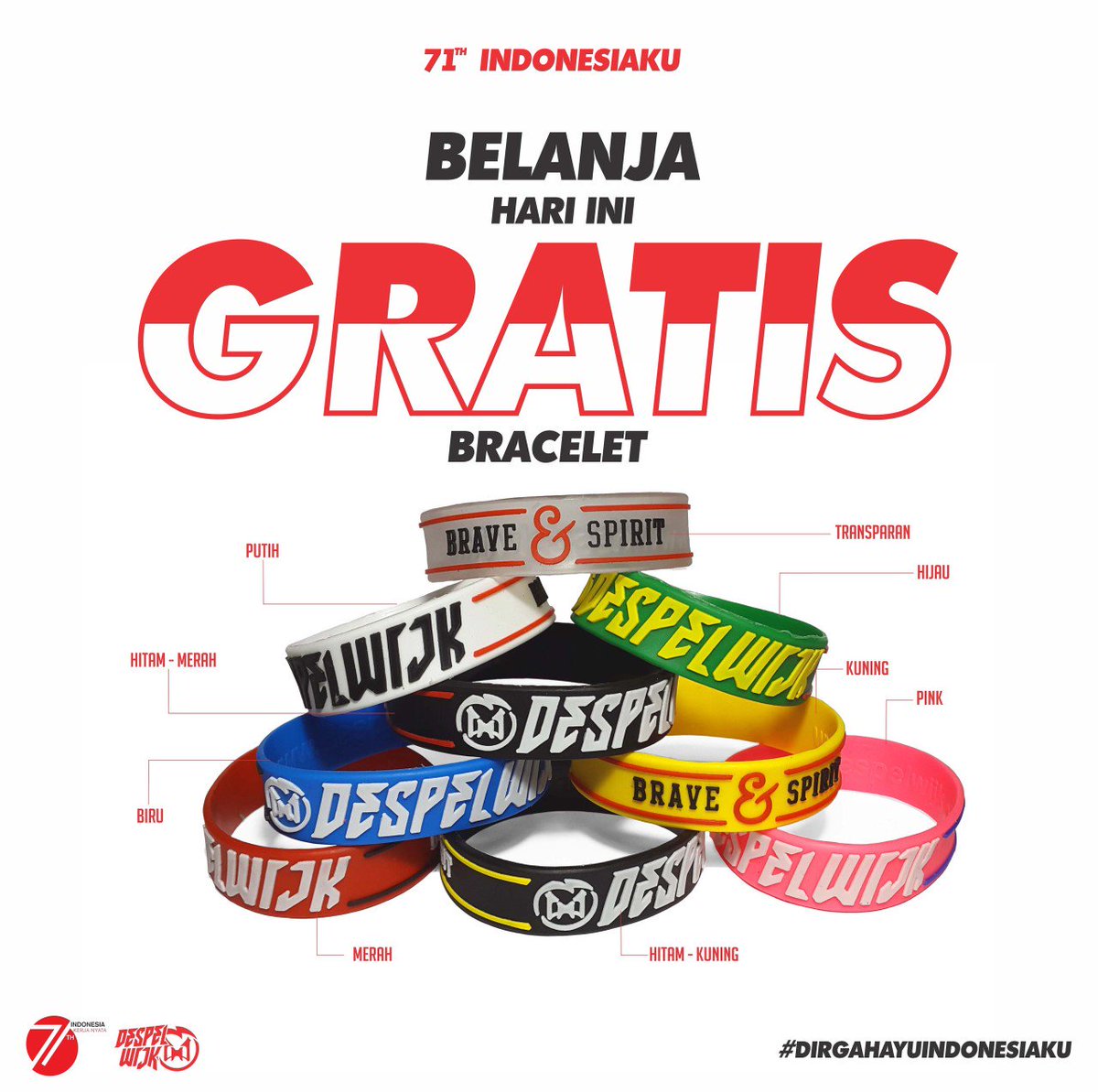 71th INDONESIAKU cc: <a href="/Brandindonesia/">BRAND INDONESIA</a> #brandindonesia #despelwijk #dirgahayu