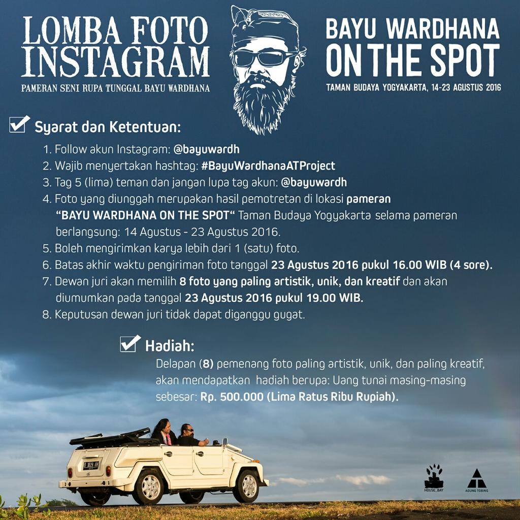 jogjamedia's tweet photo. #Lomba foto Instagram unt pecinta seni di Yogya. Ikut yuks! ~ @Kuss_Indarto https://t.co/17S1VQwS9L