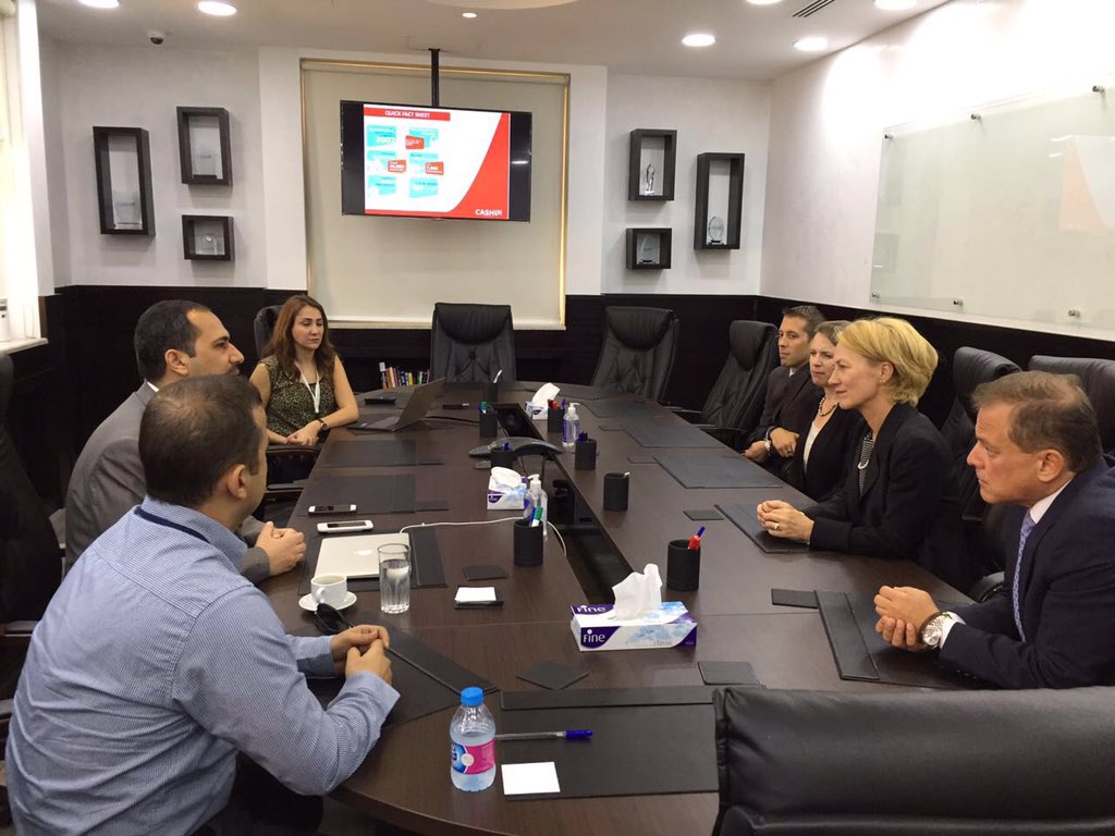 KHBPJO's tweet photo. HE Alice Wells meeting with rising stars of #KHBPJo @ArabiaWeatherJO and @CASHU listening to their success stories https://t.co/NLxjbEyTGh
