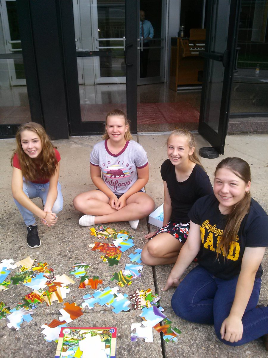 CFallsHS's tweet photo. AMD Induction Activities #CFallsOpening https://t.co/lIE7wYYMeY