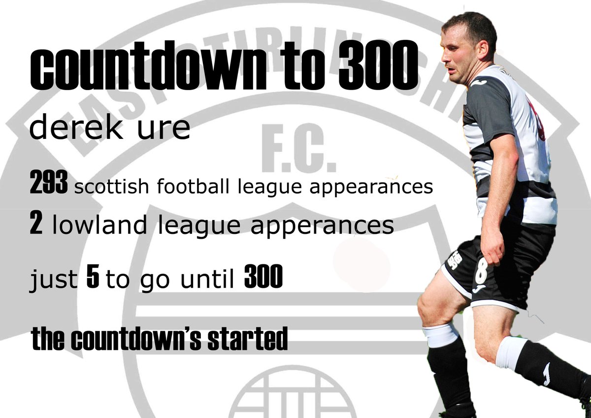 TheShireFC's tweet image. Just five games to go until @Del_Ure reaches a landmark 300 league appearances for @TheShireFC .#countdownstarted