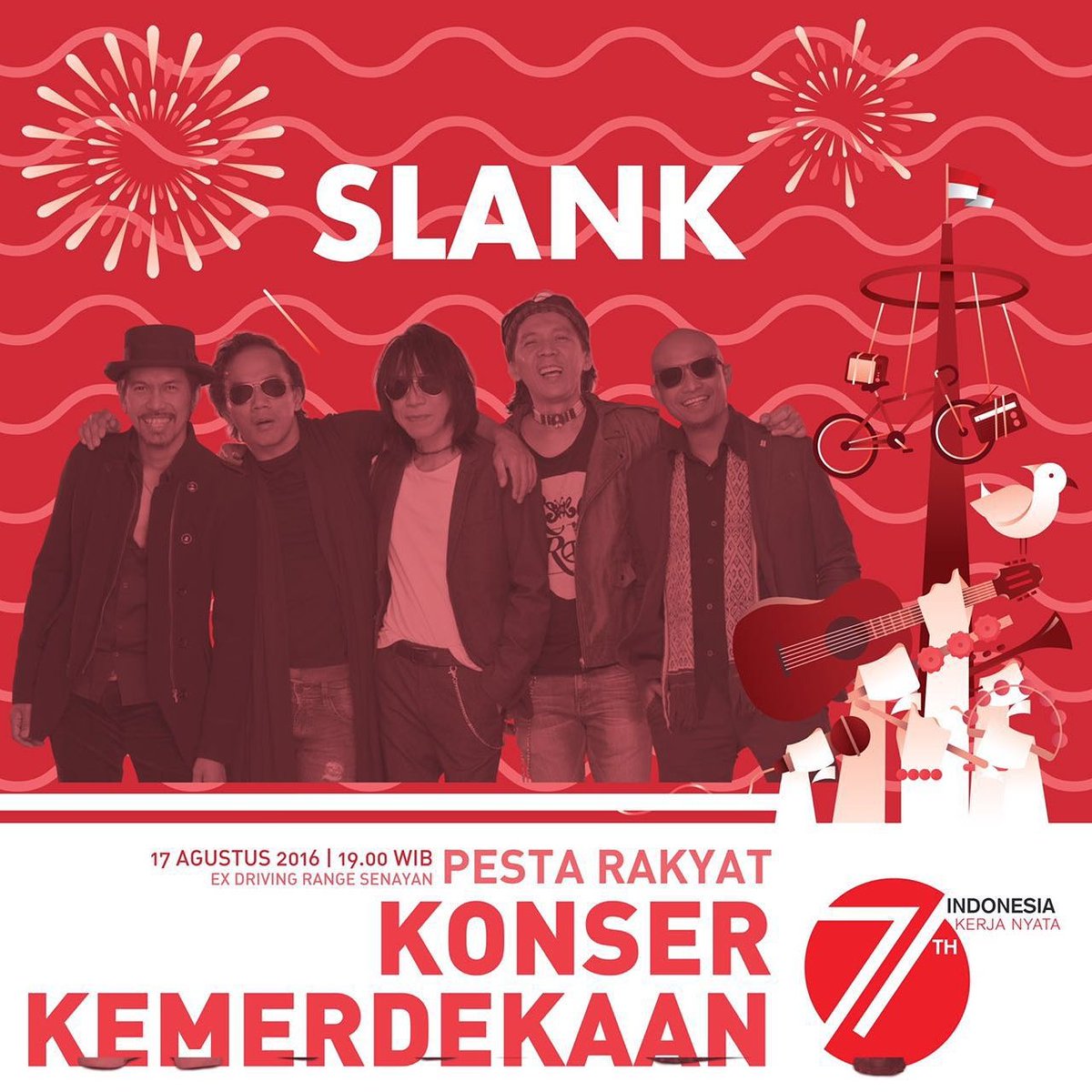 Ayok siap2x merapat ke Pesta Rakyat Konser Kemerdekaan <a href="/Konser17an/">konserkemerdekaan</a> #Konser17an di ex Drivinge Range Senayan