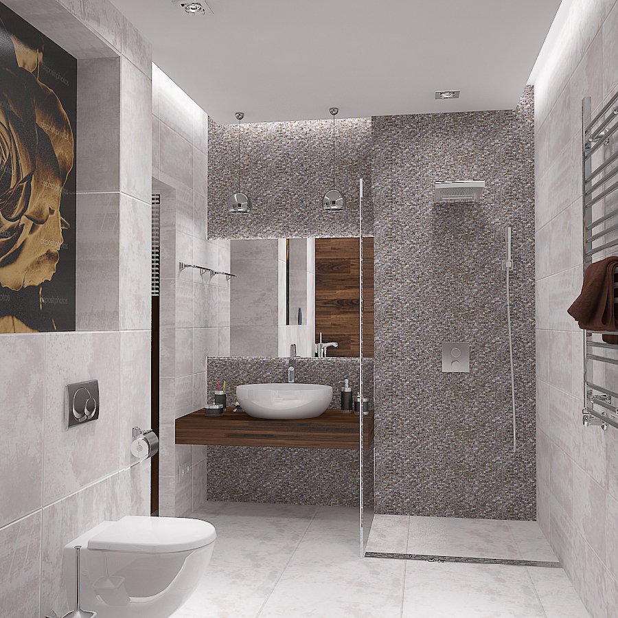 DesignFluor's tweet image. Дизайн интерьера туалета и ванной комнаты.