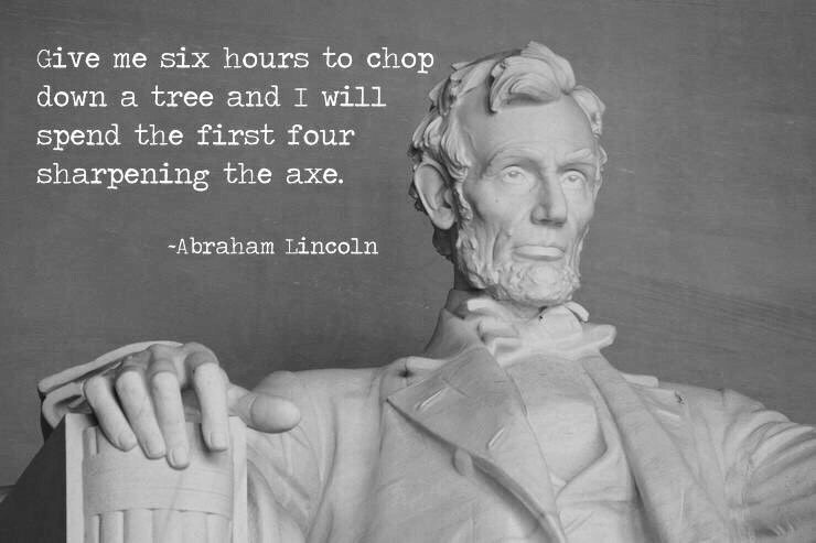 InternetPalace's tweet photo. Give me six hours... #WednesdayWisdom https://t.co/txir2lYoBt