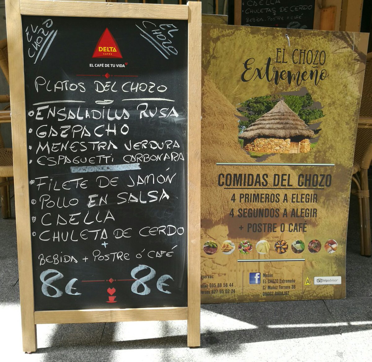 ¡¡¡ Marchando un súper #MenúDelDía !!! ¿Quién da más? ¡Nosotros! 📢 ¡Abrimos TODOS LOS DÍAS! #Chozo #OsEsperamos!