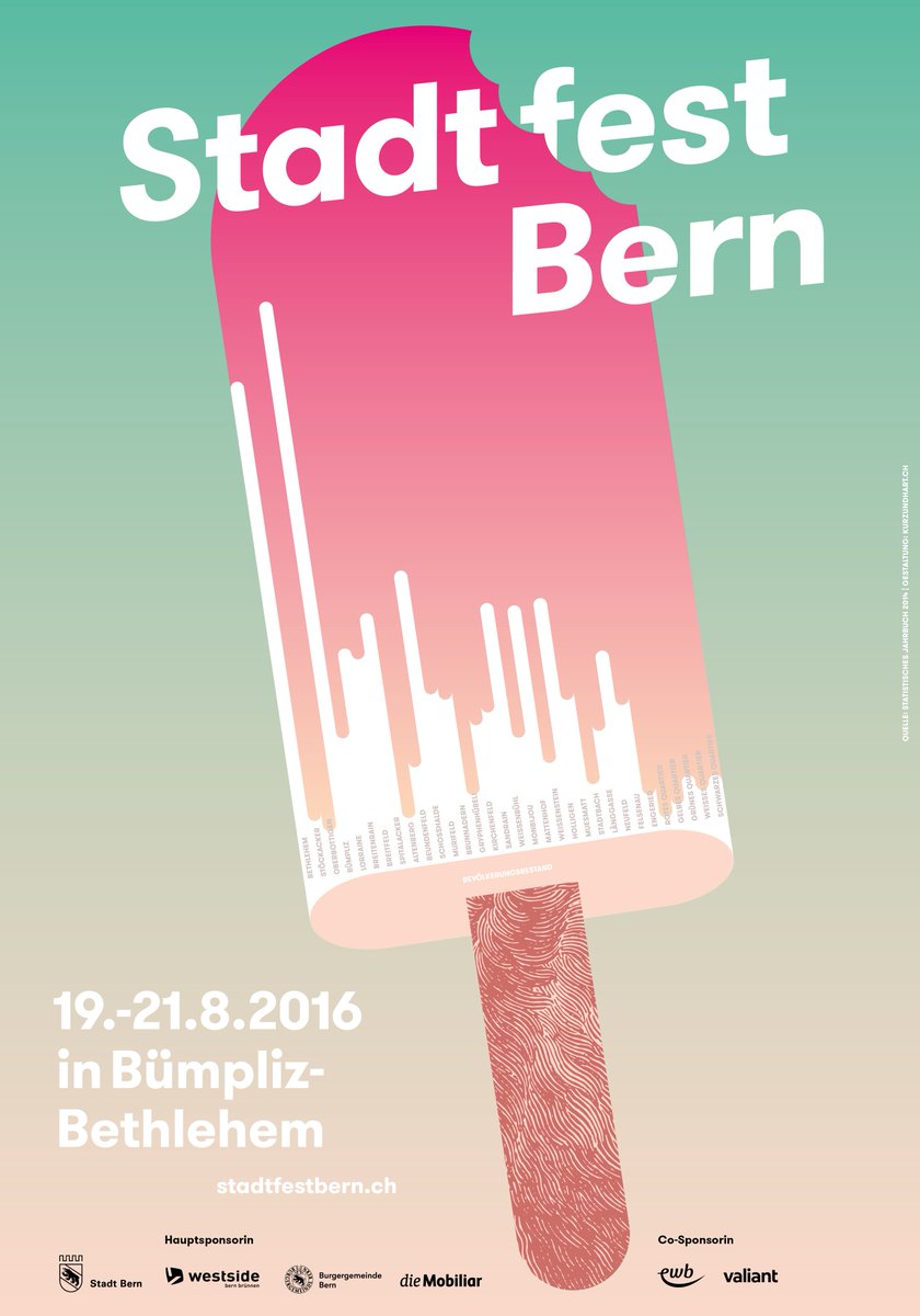 Bern_Stadt's tweet photo. In 2 Tagen ist es soweit: Am Freitag beginnt das #Stadtfest Bern 2016 in Bümpliz-Bethlehem. https://t.co/kCz5hL807T https://t.co/5xyWYTp0OP