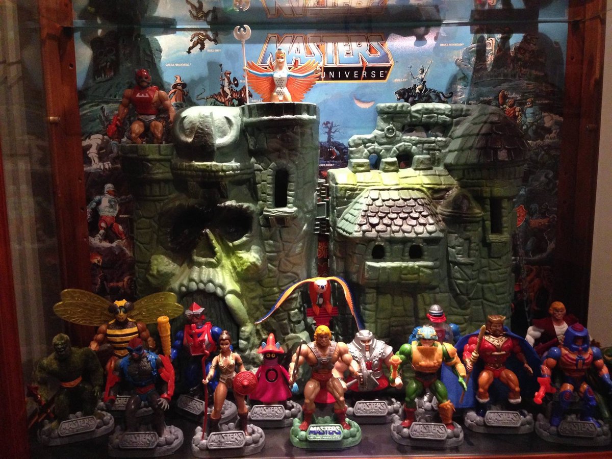 mrstandman's tweet photo. How cool does this collection look? A loyal customers breath taking display with our stands #actionfigure #motu # https://t.co/f2HCQzAM5M
