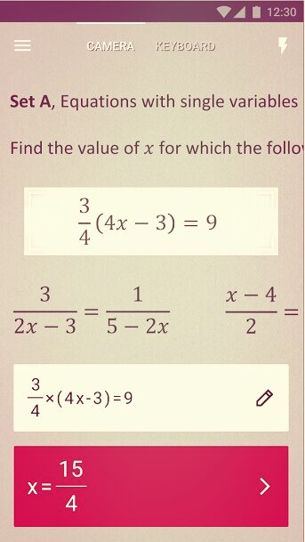 Simple_math5's tweet image. برنامج photomath لاجهزة الاندرويد يقوم بحل المسائل الرياضية اما عن طريق التقاط صورة او عن طريق كتابتها
