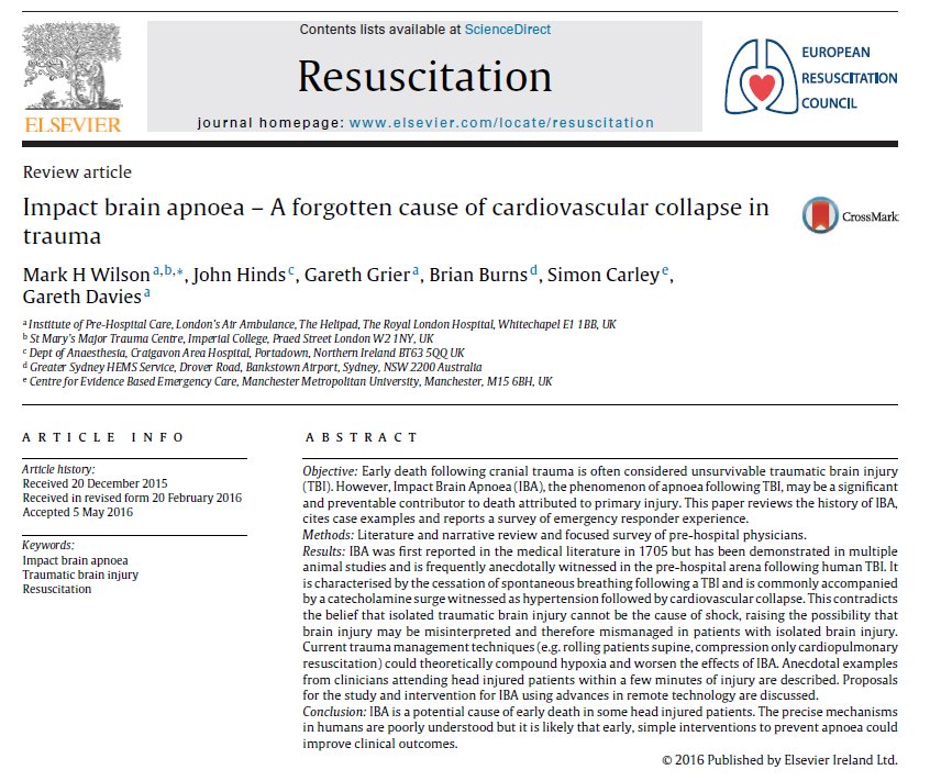 #ImpactBrainApnea: If u don't know, now u know. Gratitude to <a href="/markhwilson/">Mark Wilson</a> @DocJohnHinds <a href="/gareth_grier/">Gareth Grier</a> <a href="/HawkmoonHEMS/">Brian Burns</a>