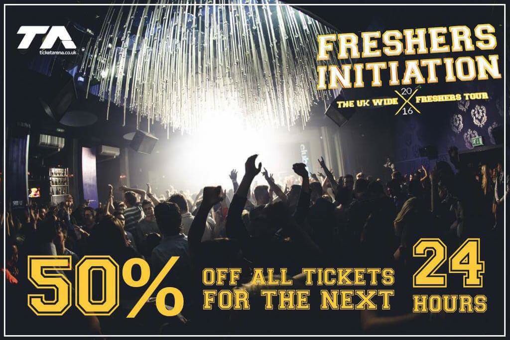 50% off Freshers Initiation tickets 🎉🍾 universityfreshers.com/Sheffield