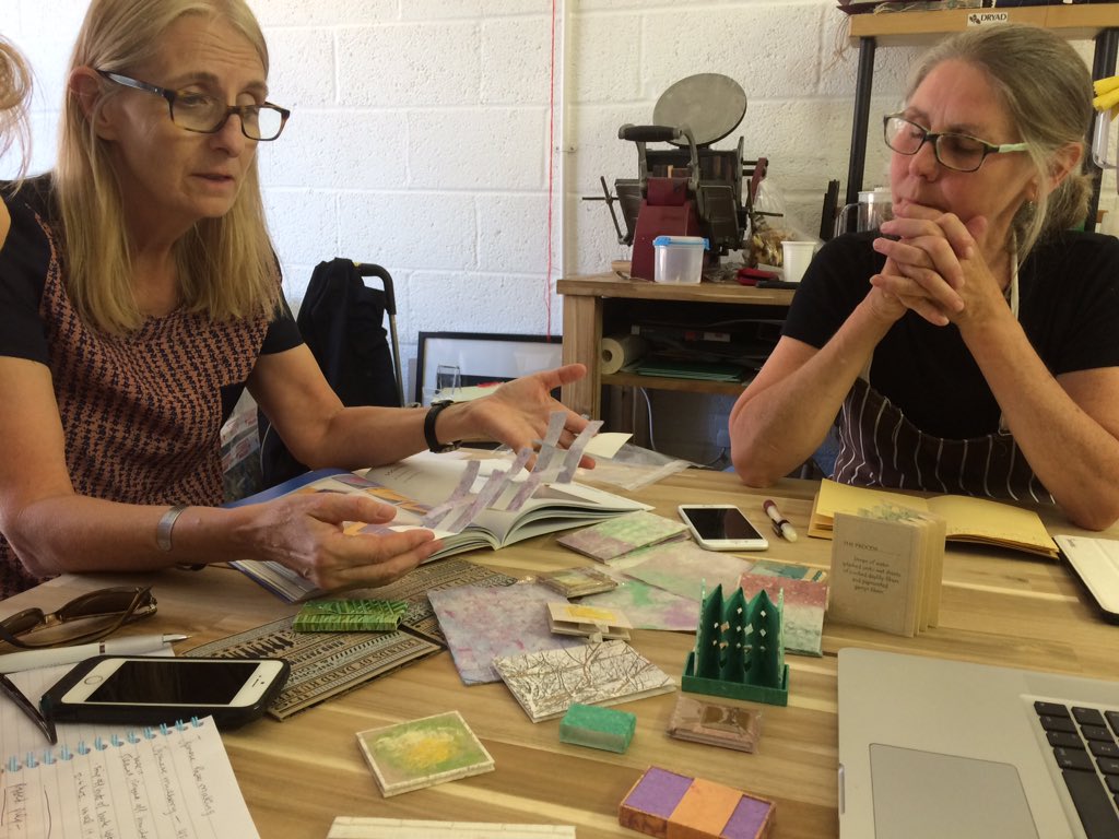 Day 3 of 5 day Papermaking - we've been beating kozo and talking books. Tomorrow it gets serious! <a href="/mertonabbeymill/">Merton Abbey Mills</a>