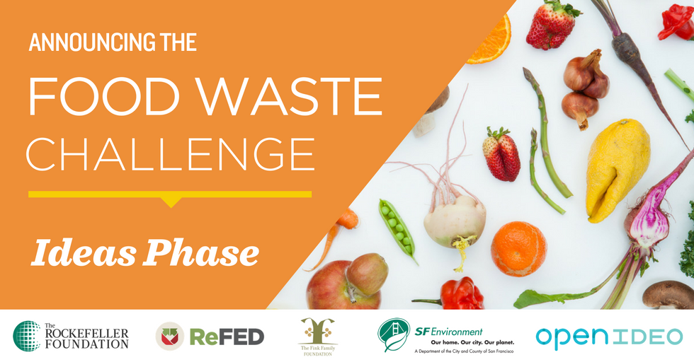 OpenIDEO's tweet photo. ICYMI, the #FoodWaste Challenge is accepting ideas! Share yours &amp; meet global innovators: https://t.co/GZorIcgqBr https://t.co/LFsK6zpwa6