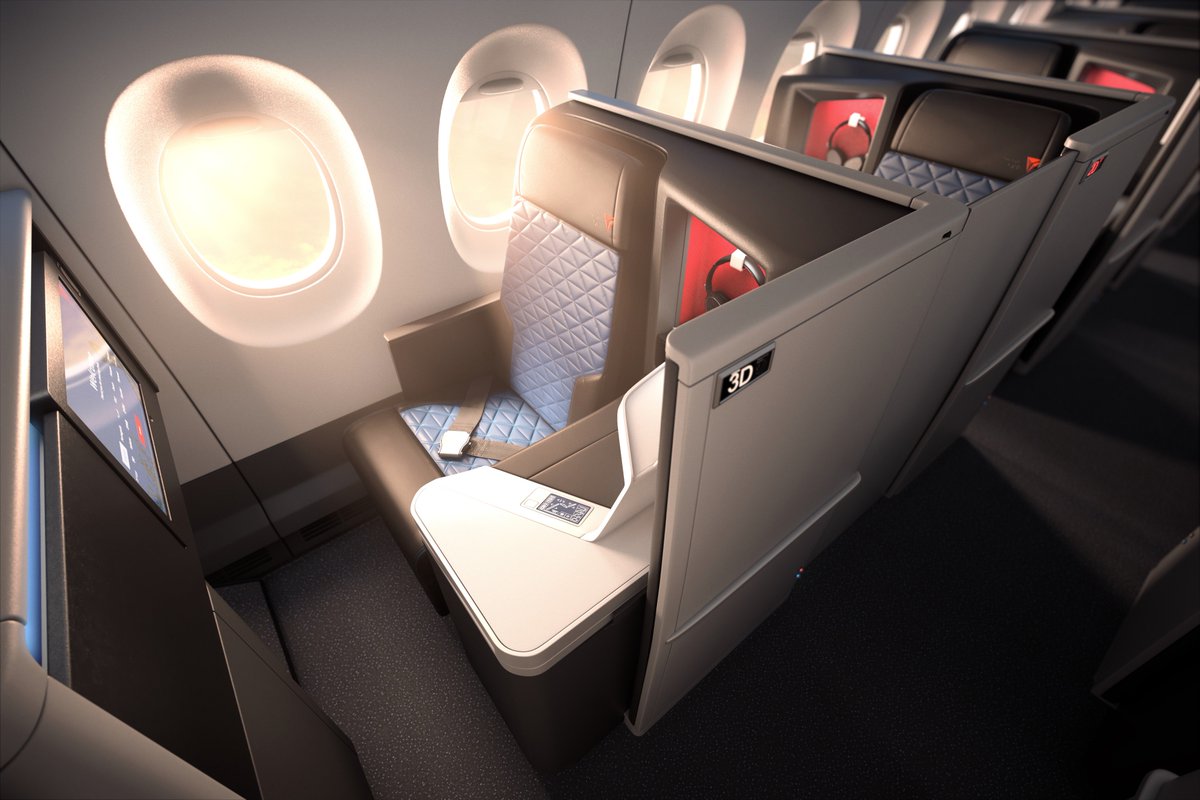 flight_report's tweet photo. .@Delta to introduced closed suites in Business class on #A350 and 777 fleets https://t.co/wHccYLY5tV #PaxEx #AvGeek https://t.co/w2VwNyhOsj