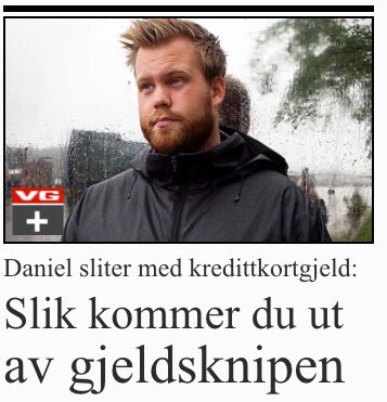 Hva tenker du <a href="/halkva/">Hallgeir Kvadsheim</a>? Er betalt abonnement på VG+ løsningen for Daniel her?