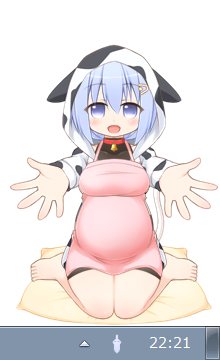 膝枕&エプロンH
ちなみに牛パジャマの時は胸のサイズが少し大きくなってます。
こだわりポイントです。 