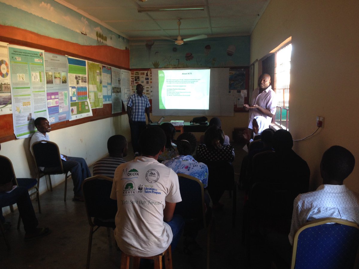 zoologymolly's tweet photo. Hearing about #ACTS ... African centre for technology studies and Community based adaptation #mikokopamoja @Kmfri_ https://t.co/Ly53vUwJgn